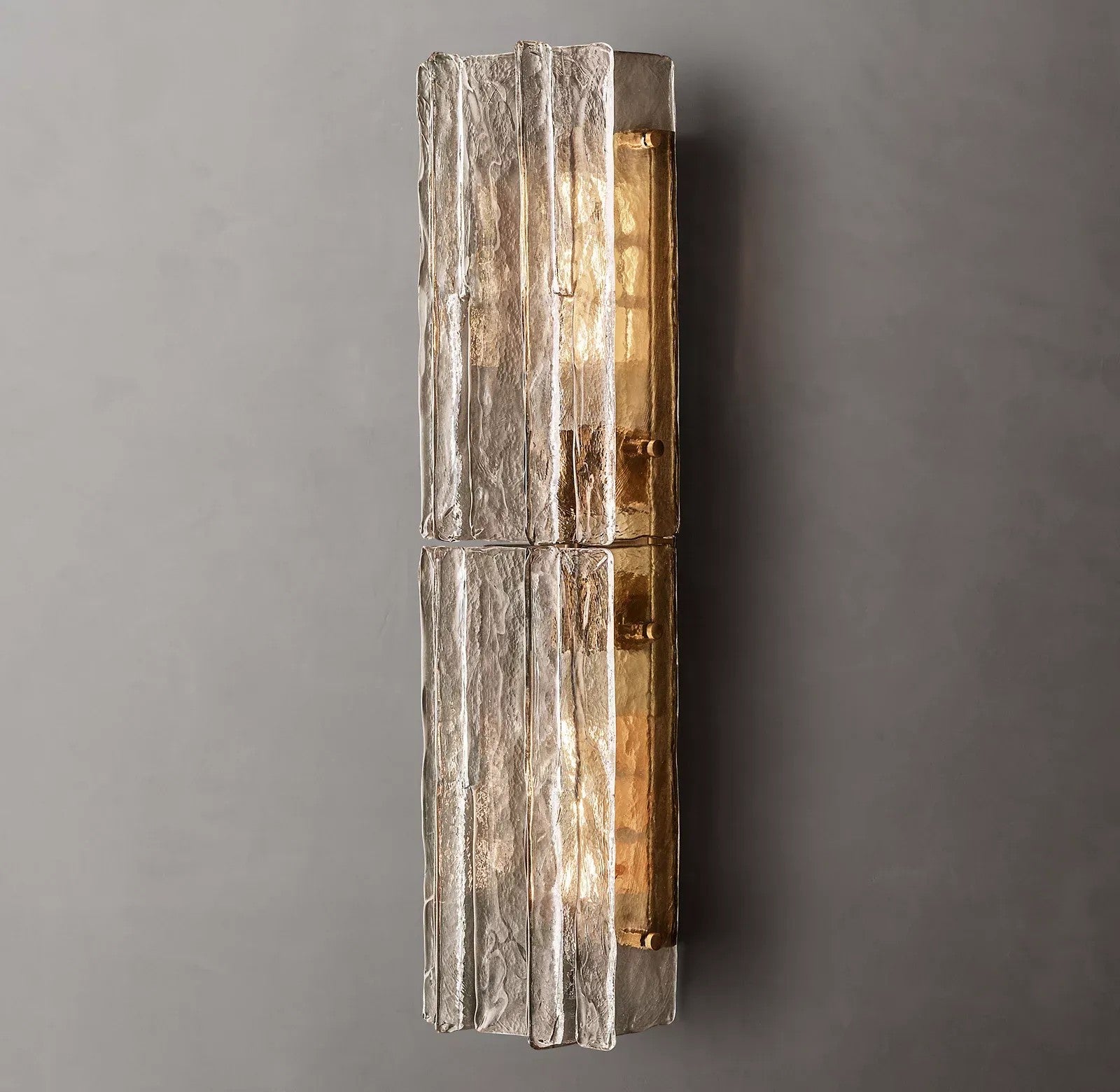 Ladonna Smoke Glass Sconce 30"