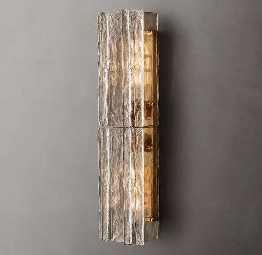 Ladonna Smoke Glass Sconce 30"