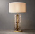 Load image into Gallery viewer, Ladonna Smoke Glass Table Lamp
