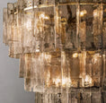 Charger l'image dans la visionneuse de la galerie, Ladonna Smoke Glass Tiered Chandelier 47"
