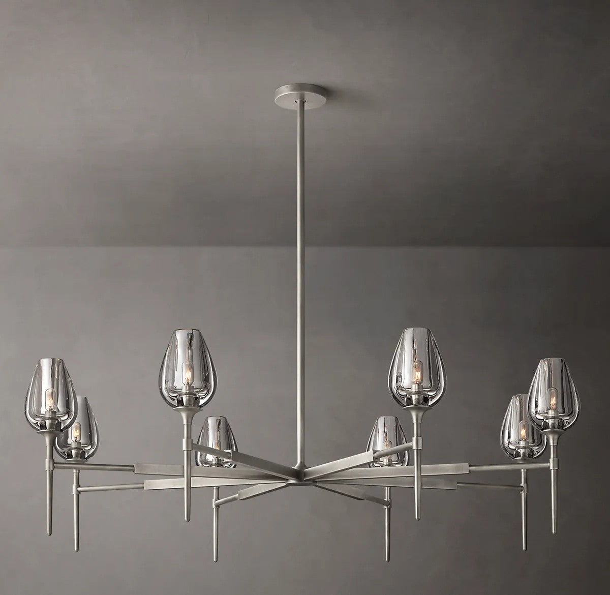 Lady Tulip Round Chandelier 54"