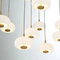 Load image into Gallery viewer, Alfia 8 Light Rectangular LED Chanderlier

