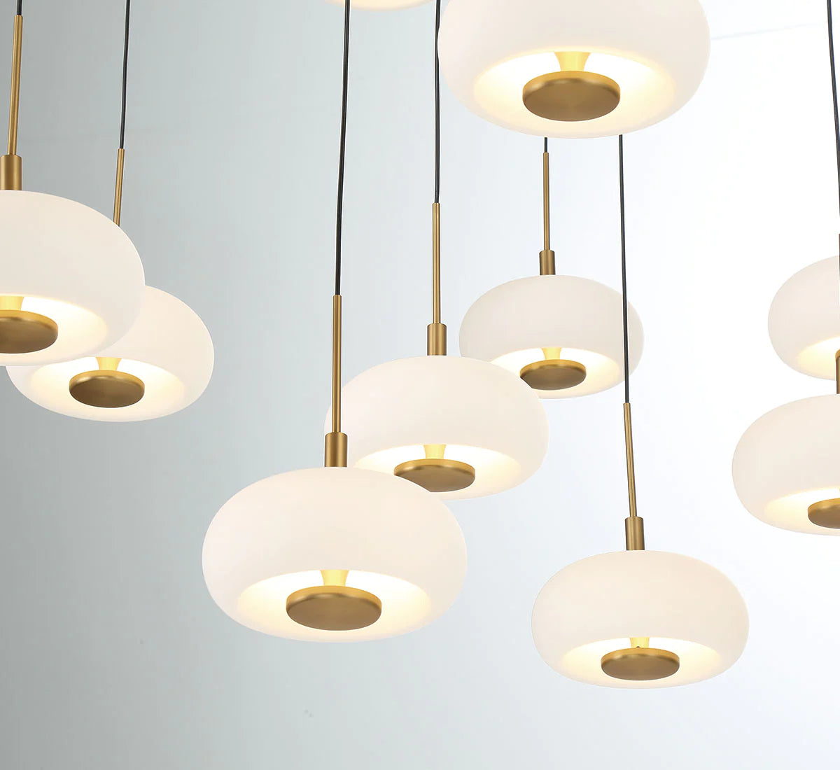 Alfia 9 Light Round LED Chanderlier