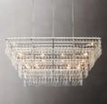 Load image into Gallery viewer, Magnus Tiered Rectangular Chandelier 72"
