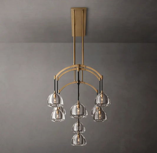 Mathias Hemisphere Linear Chandelier 54"
