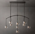 Load image into Gallery viewer, Mathias Hemisphere Linear Chandelier 54"
