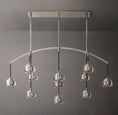 Load image into Gallery viewer, Mathias Hemisphere Linear Chandelier 72"
