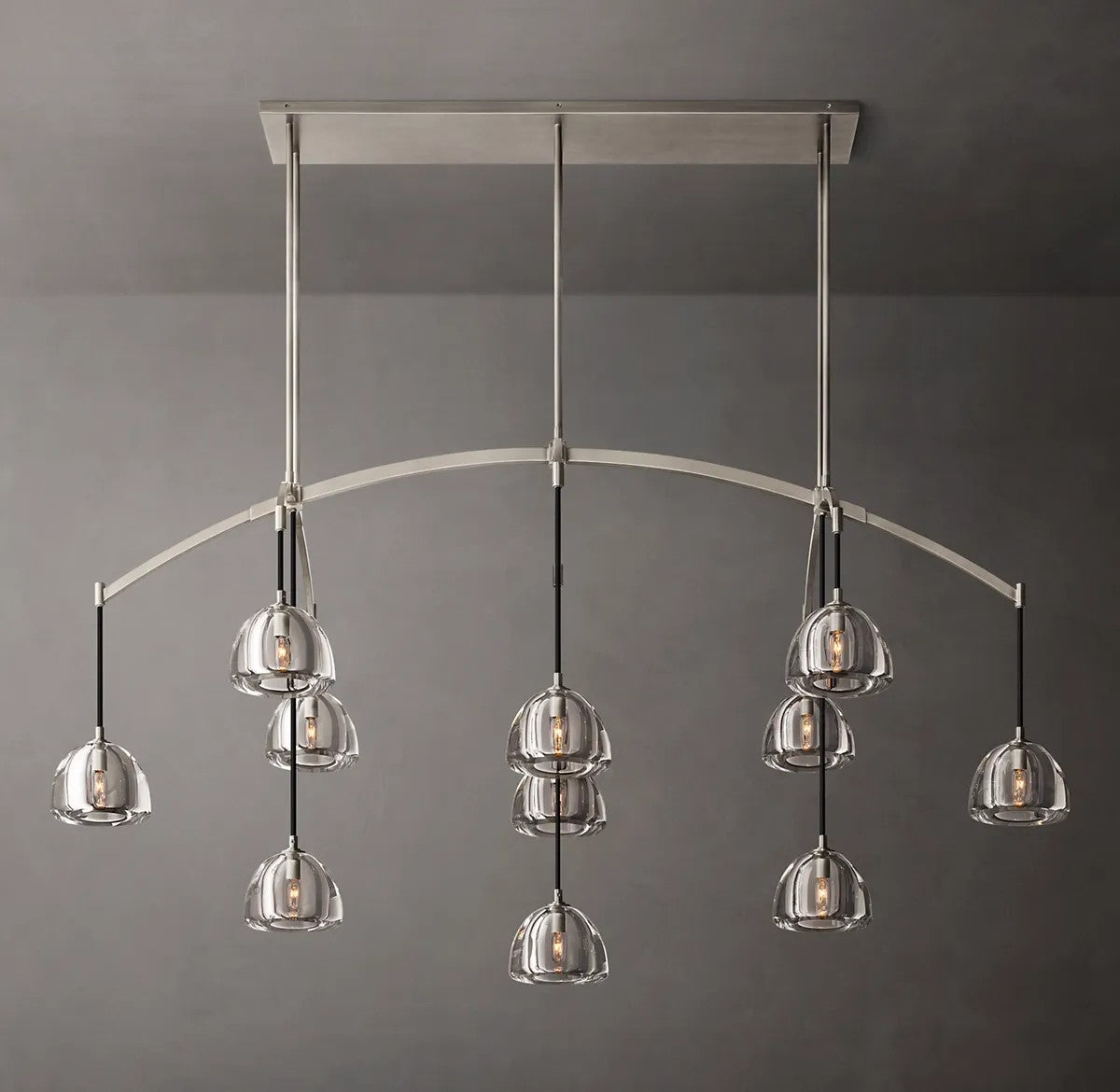 Mathias Hemisphere Linear Chandelier 72"
