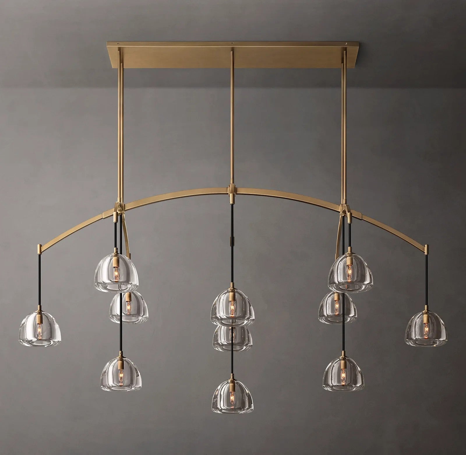 Mathias Hemisphere Linear Chandelier 72"