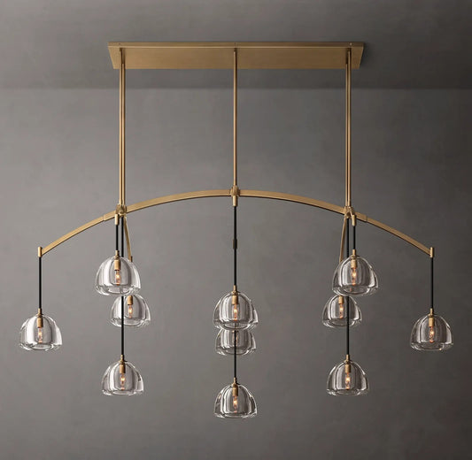 Mathias Hemisphere Linear Chandelier 72"