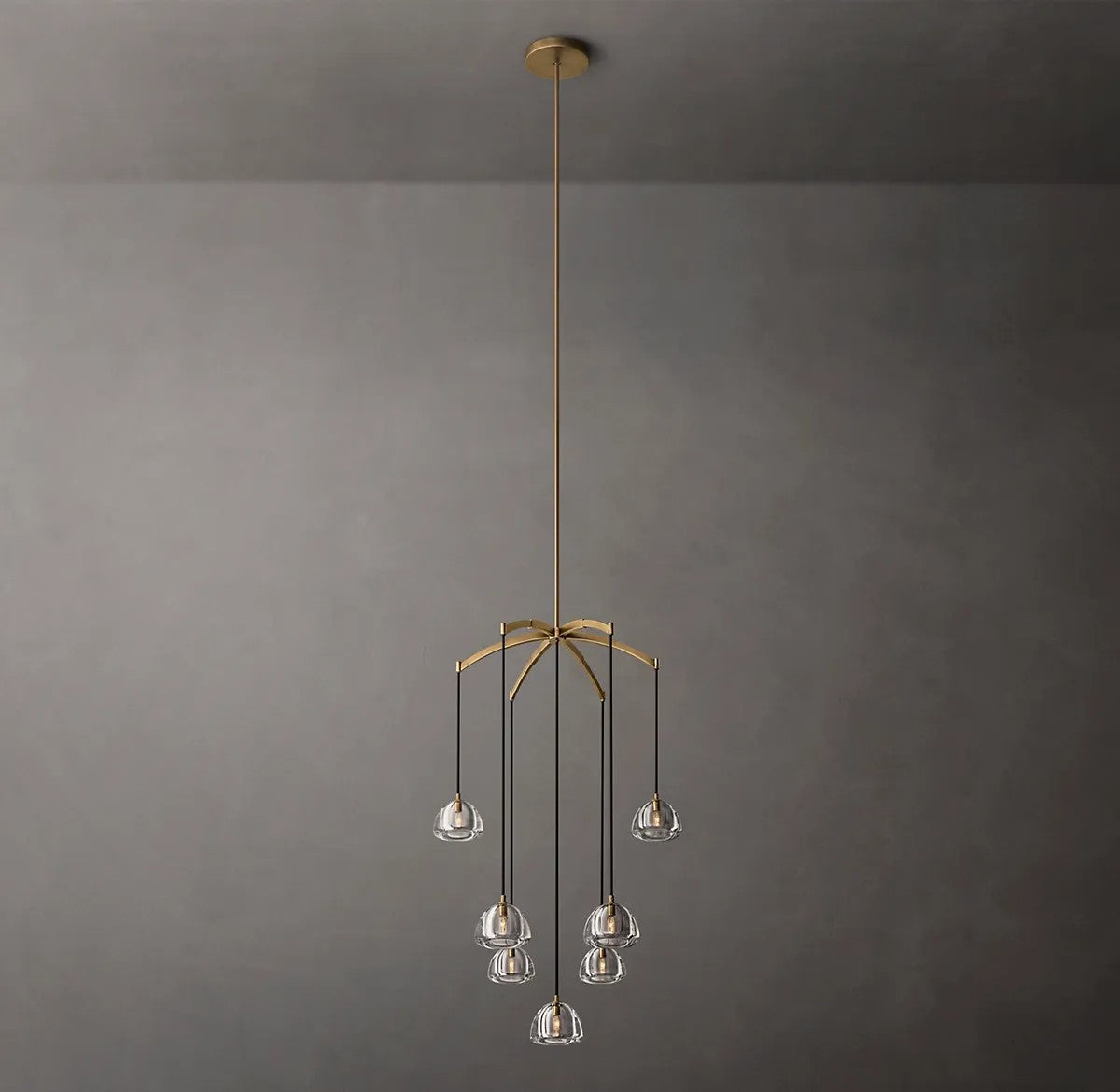 Mathias Hemisphere Round Chandelier 36"