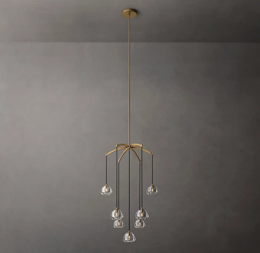 Mathias Hemisphere Round Chandelier 36"