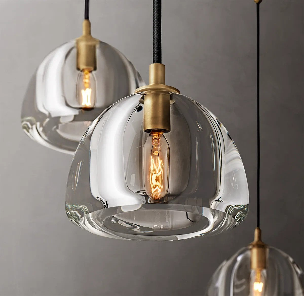 Mathias Hemisphere Round Chandelier 36"