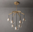 Load image into Gallery viewer, Mathias Hemisphere Round Chandelier 36"
