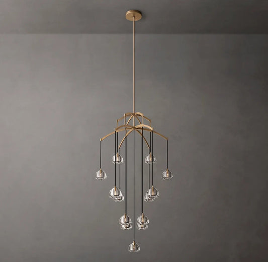 Mathias Hemisphere Round Chandelier 48"