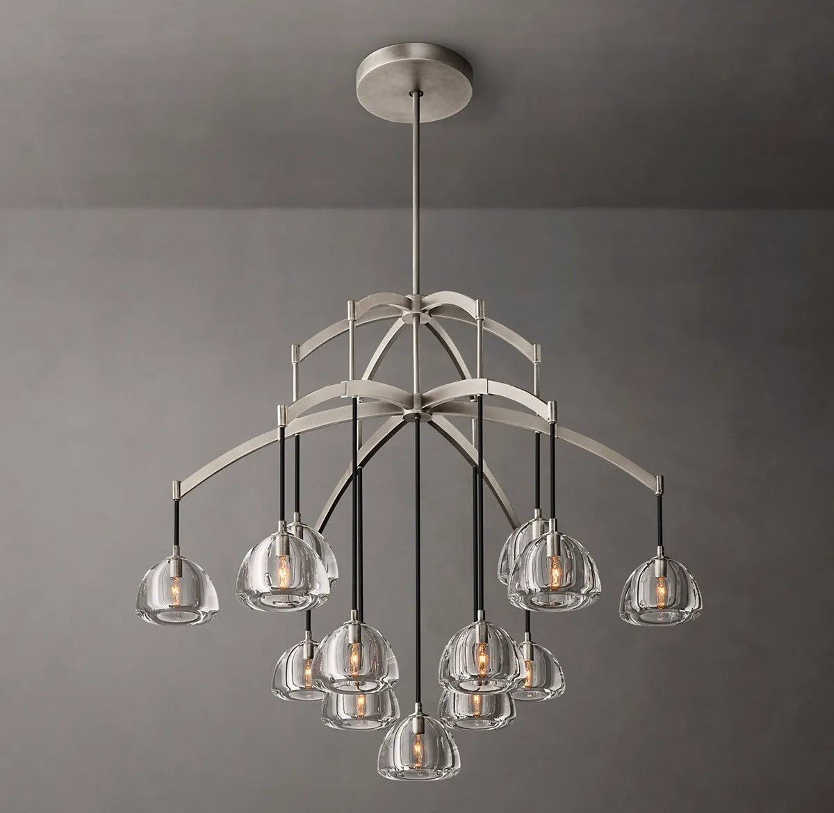 Mathias Hemisphere Round Chandelier 48"