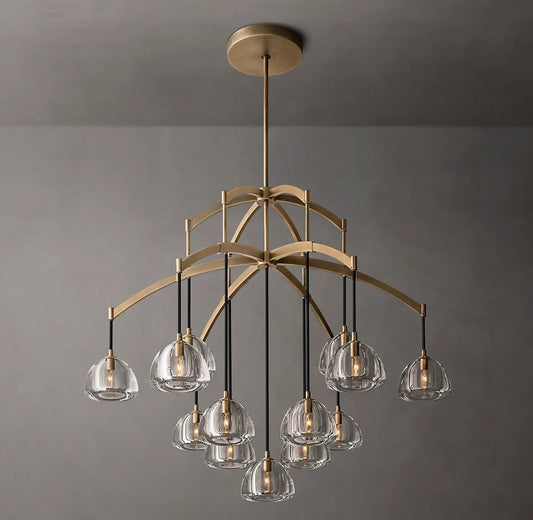 Mathias Hemisphere Round Chandelier 48"