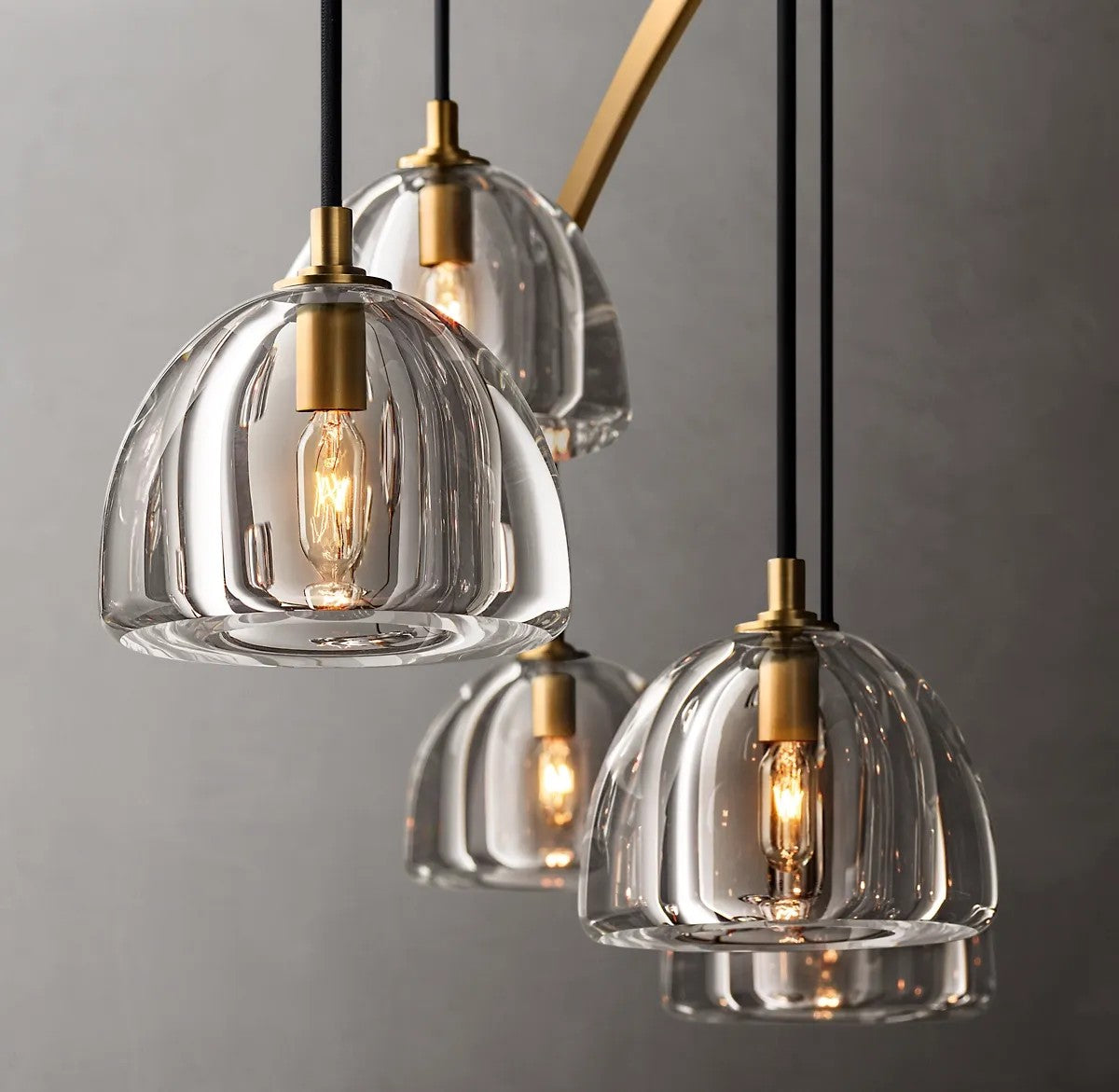 Mathias Hemisphere Round Chandelier 60"