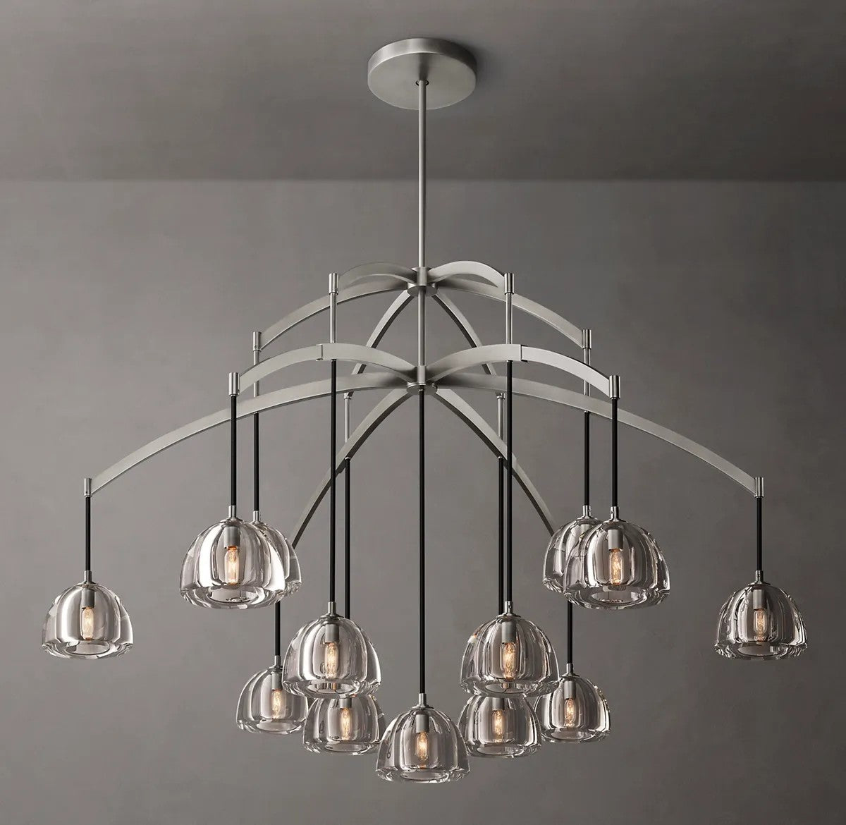 Mathias Hemisphere Round Chandelier 60"