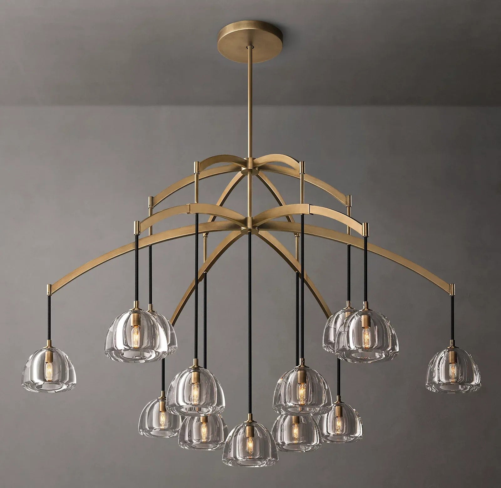 Mathias Hemisphere Round Chandelier 60"
