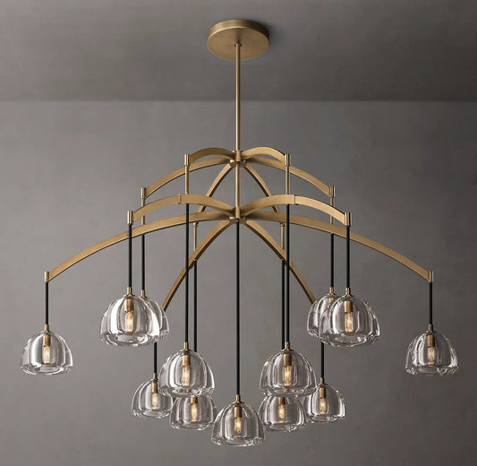 Mathias Hemisphere Round Chandelier 60"