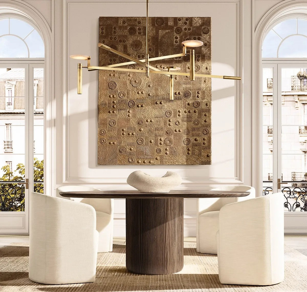 Melania Round Chandelier 45"