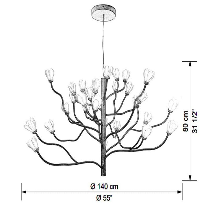 Fukuren Chandelier