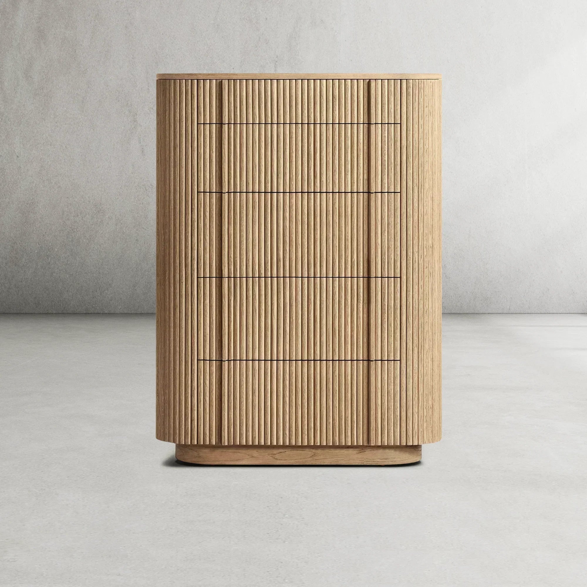 Holland Modern Cabinet 5-Drawer Narrow Dresser