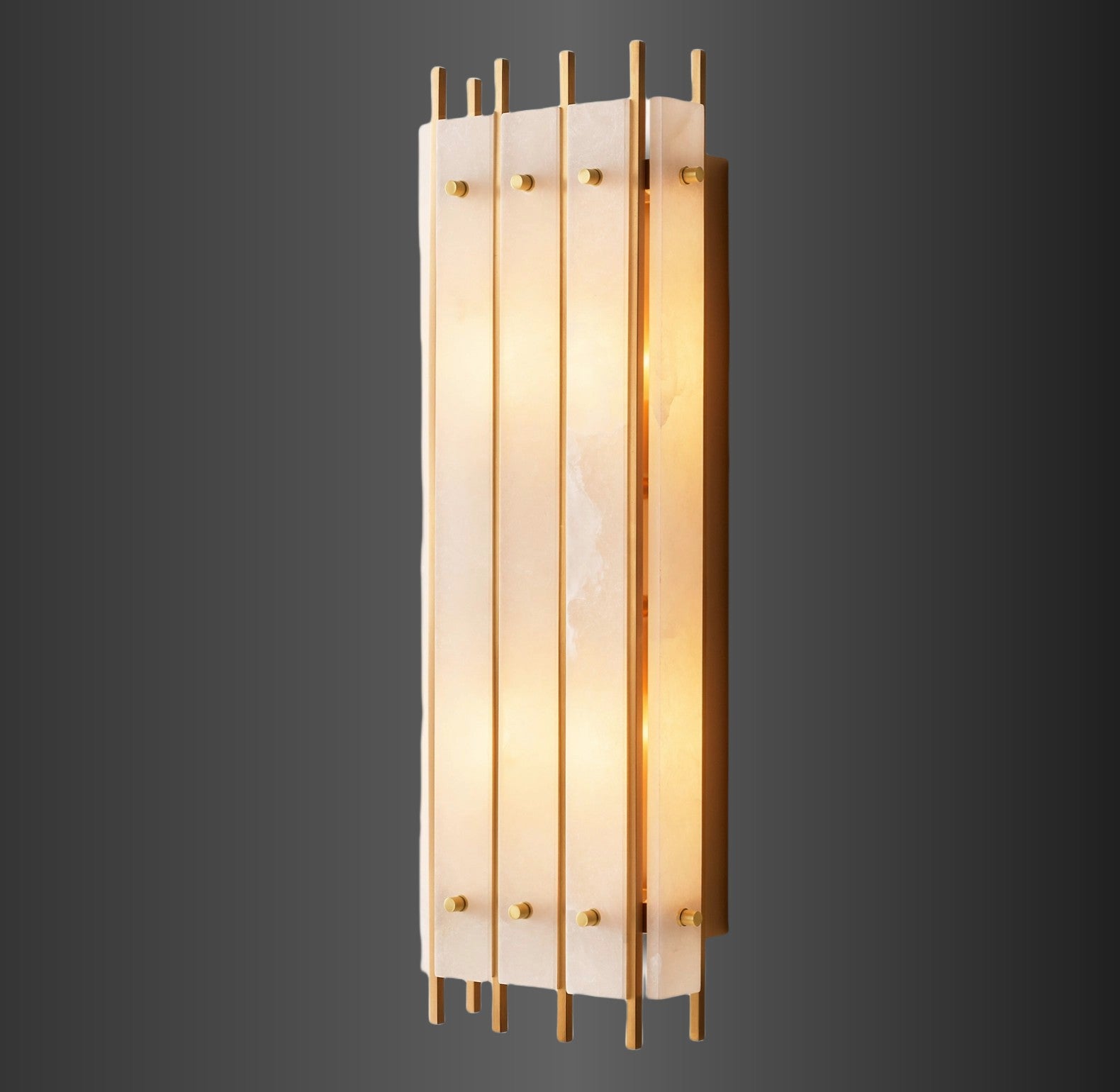 Murano Alabaster Grand Rectangular Sconce