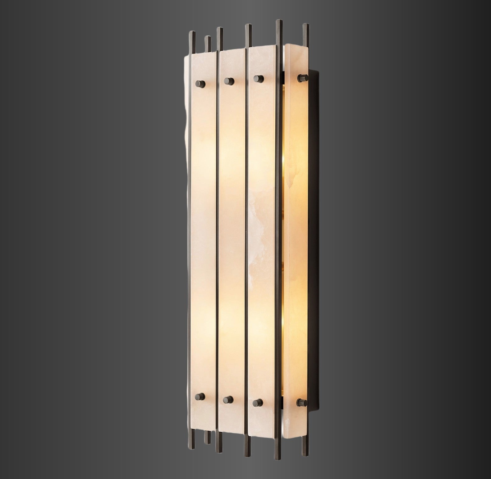 Murano Alabaster Grand Rectangular Sconce