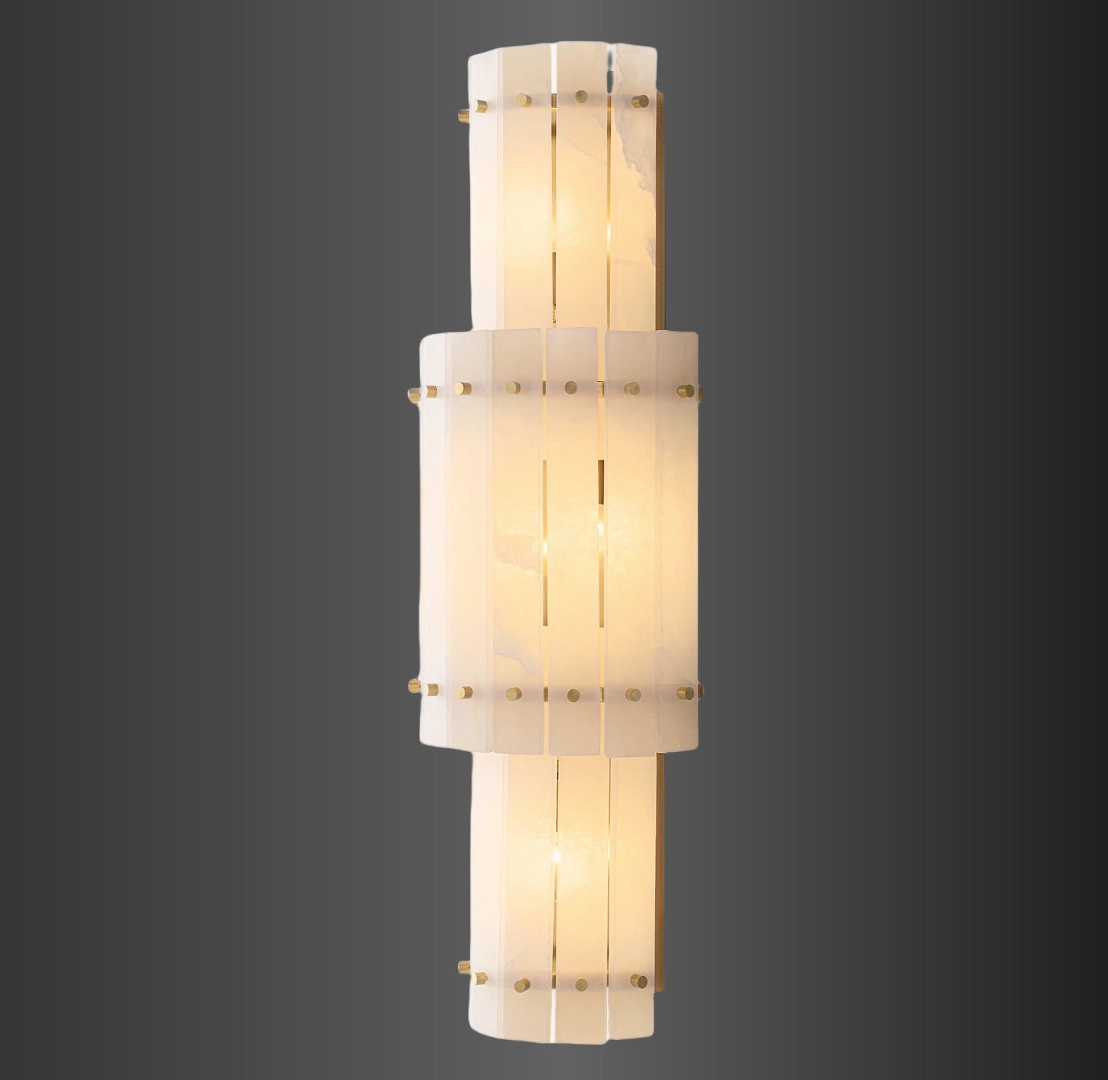 Murano Alabaster Grand Round Sconce