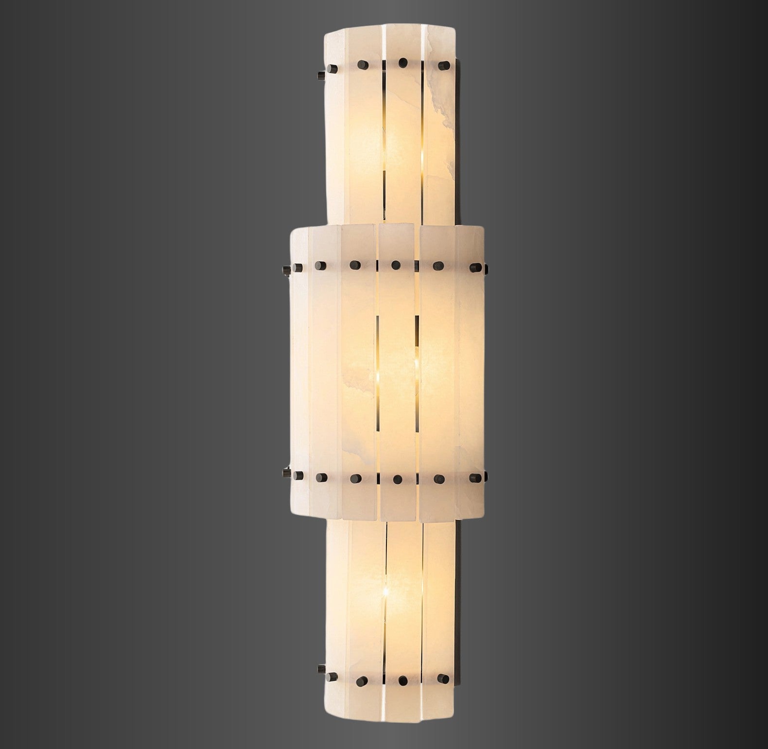 Murano Alabaster Grand Round Sconce