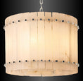 Load image into Gallery viewer, Murano Alabaster Round Chandelier 22"
