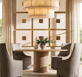 Load image into Gallery viewer, Murano Alabaster Round Tiered Chandelier 48"
