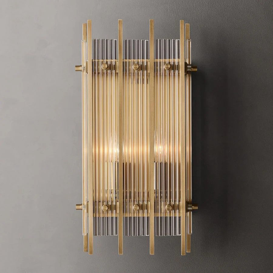Murano Grand Rectangular Sconce 17"