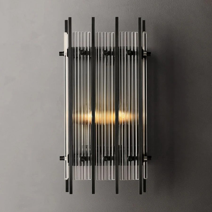 Murano Grand Rectangular Sconce 17"