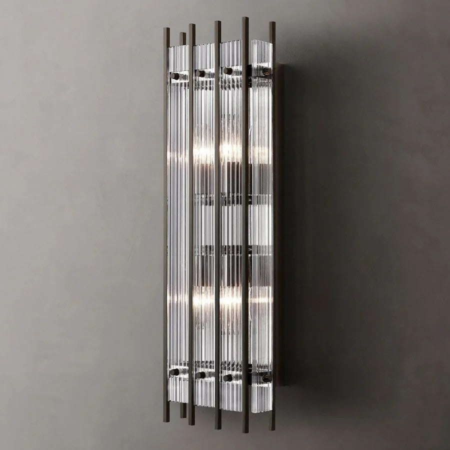 Murano Grand Rectangular Sconce 26"