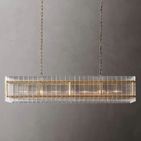 Murano Rectangular Chandelier 54"