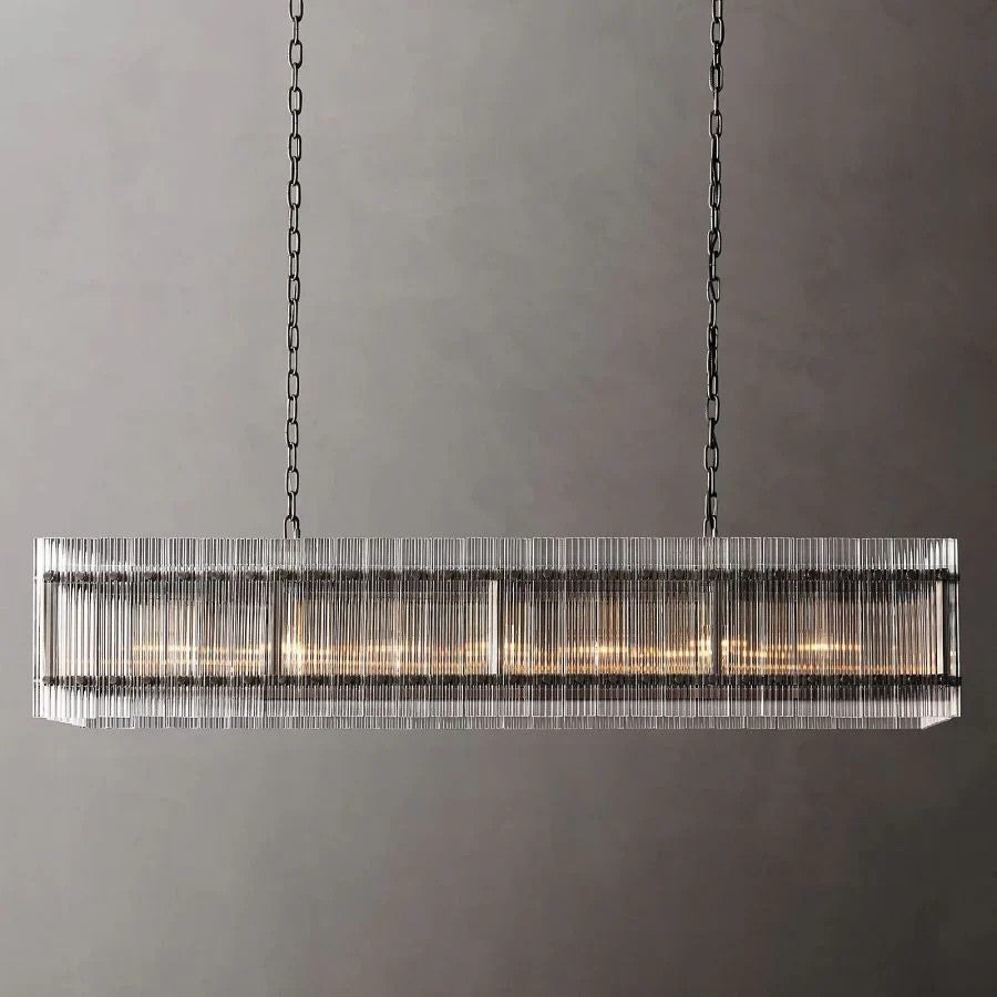Murano Rectangular Chandelier 54"