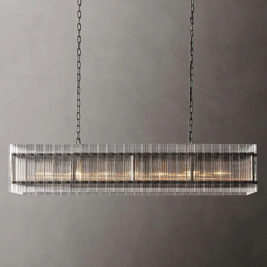 Murano Rectangular Chandelier 54"