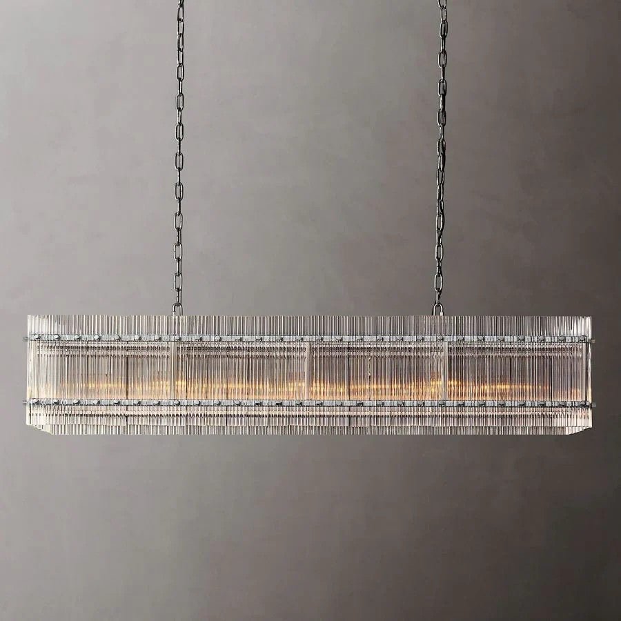 Murano Rectangular Chandelier 54"