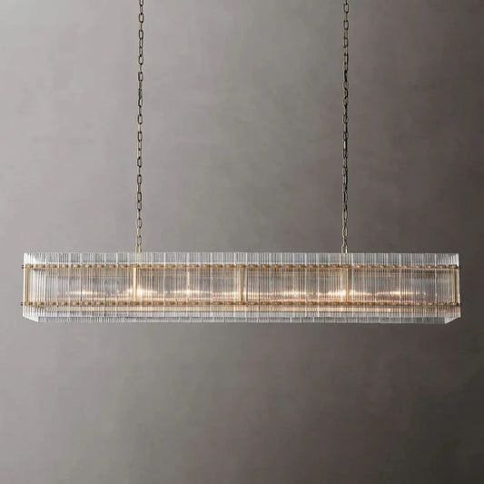 Murano Rectangular Chandelier 72"