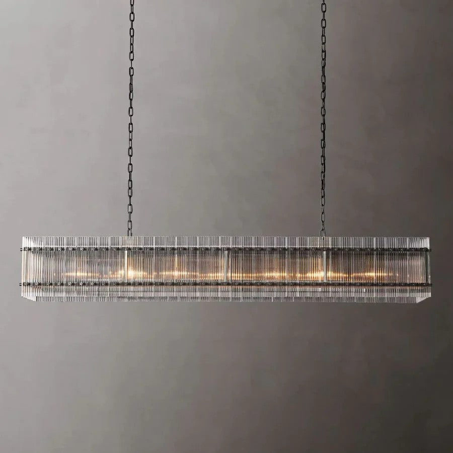 Murano Rectangular Chandelier 72"