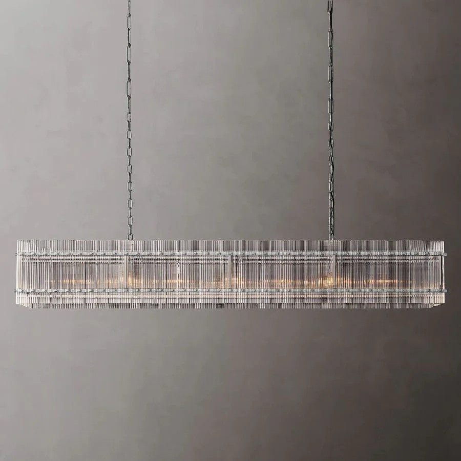 Murano Rectangular Chandelier 72"