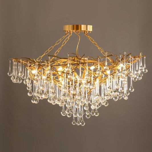 Orata Brass Chandelier