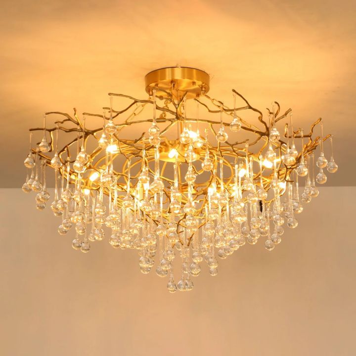 Orata Brass Chandelier