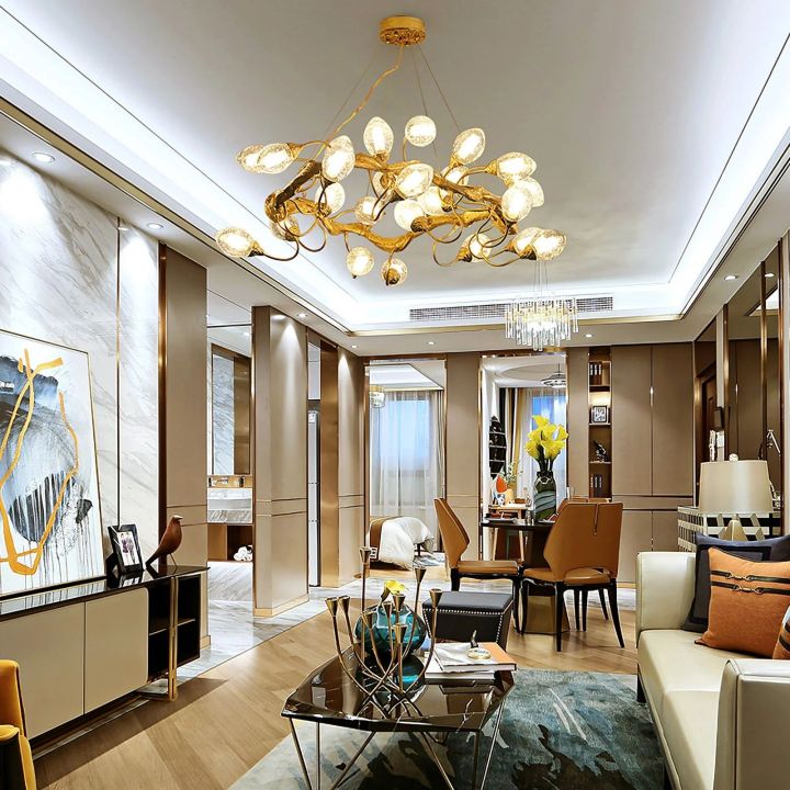 Ouway Brass Chandeliers