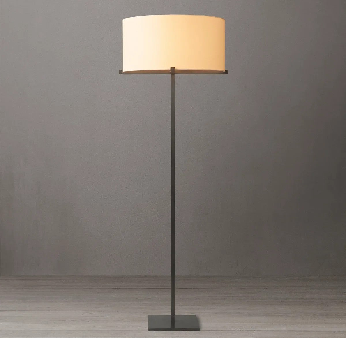 Pailloux Drum Shade Floor Lamp