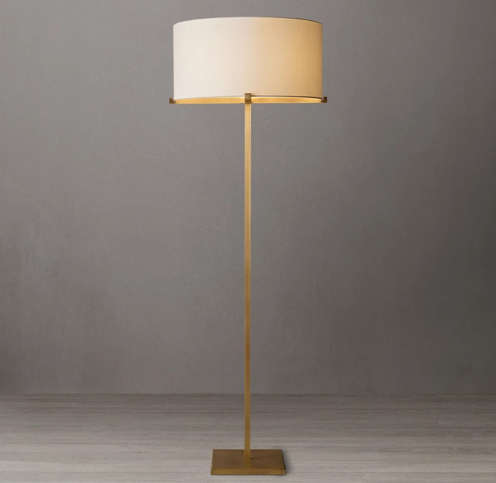 Pailloux Drum Shade Floor Lamp