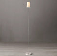 Load image into Gallery viewer, Pailloux Fabric Shade Floor Lamp
